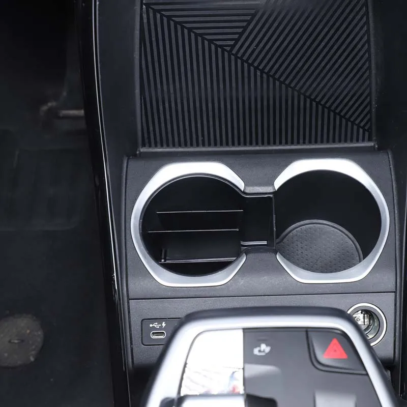DIYUCAR Voor B-M-W X1 iX1 U11 2022 2023 2024 Middenconsole Opbergdoos, Armsteun Organizer Lade Auto Accessoires Handschoenenkastje