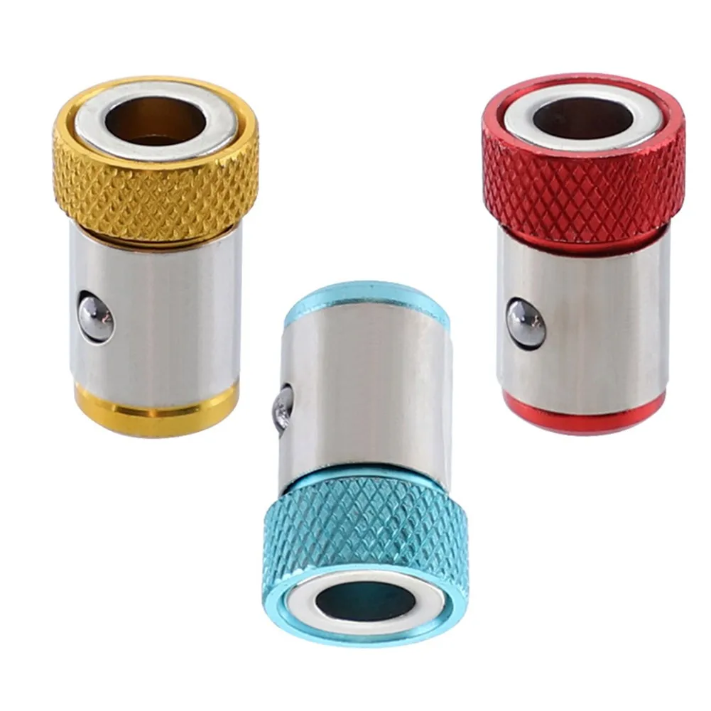 

3pcs Universal Magnetic Ring For 6.35mm 1/4 " Hex Drill Bit Electric Screwdriver Bits Strong Magnetizer Powerful Ring