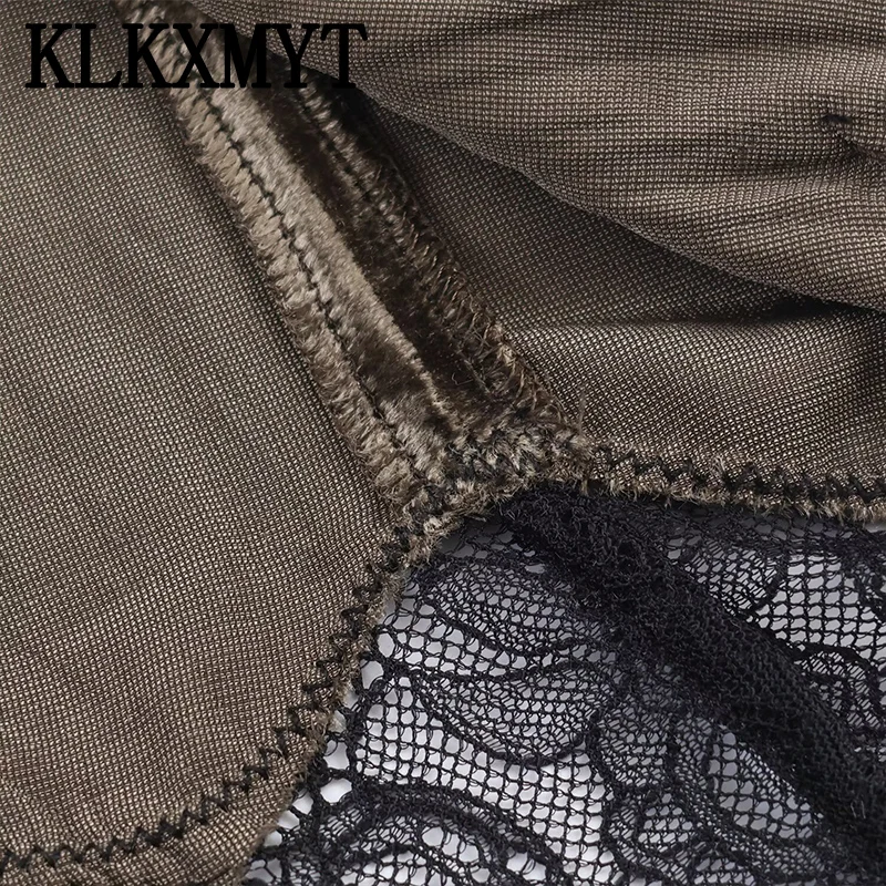 Elegant Velvet Long Skirts For Women Fashion Lace Hem Splicing New High Waist Midi Skirt High Street Casual Chic Party Skirts