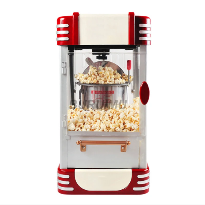 Home Small Electric Carnival Popcorn Maker Retro Machine