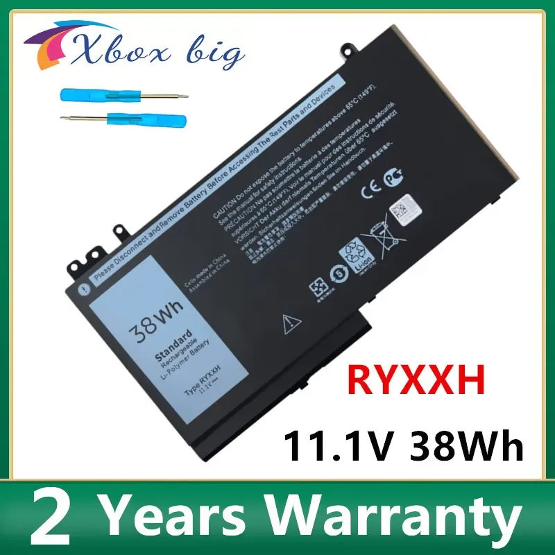 

Новый аккумулятор RYXXH для ноутбука Dell Latitude 12 5000 11 E5450 E5550 M3150 Series 09P4D2 9P4D2 3150 3160 E5250 11,1 V 38WH