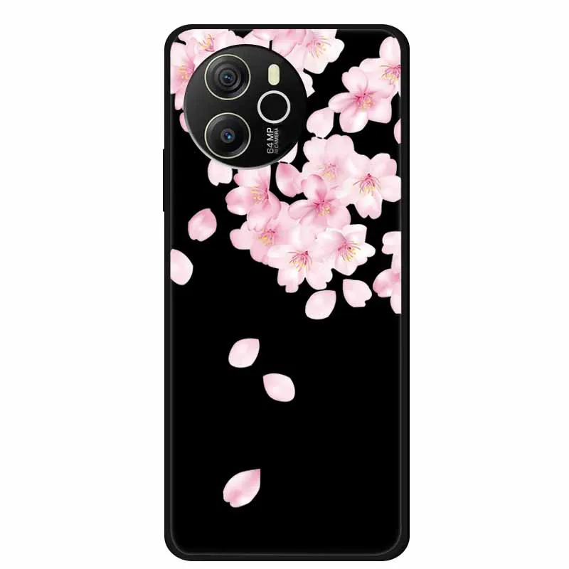 Enhanced Product Title:  
Premium Black Silicone Soft Back Cover Case - Sleek and Durable Phone Shell/Coque, 6.78