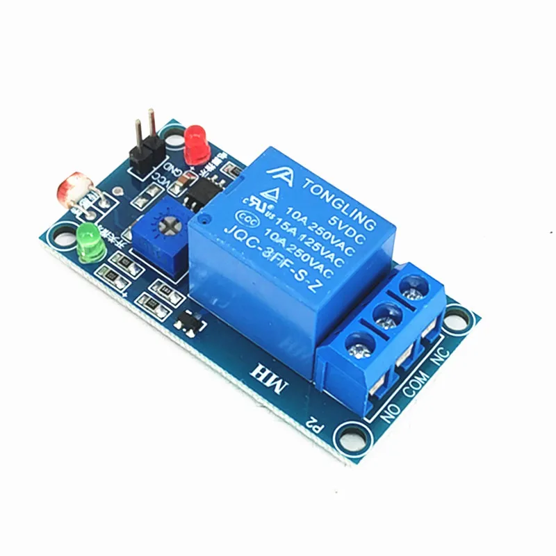 

5V Photosensitive Resistance Relay Module Optical Control Switch Light Seeking Module Light Detection