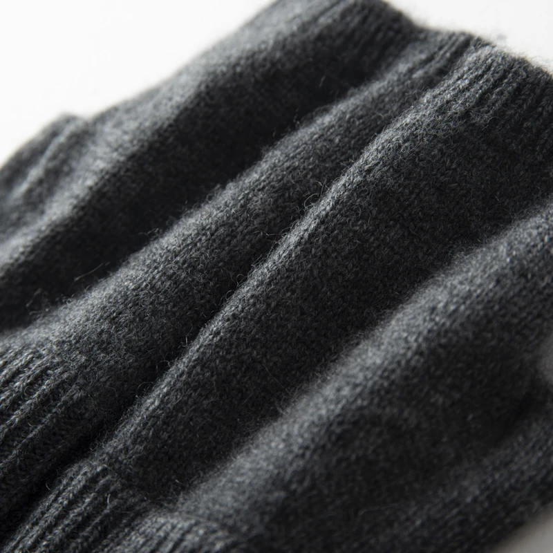 Winter High-Quality 100% Cashmere Gloves Women Soft Warm Stretch Knit Mittens Guantes Solid Color Casual Mittens Guantes