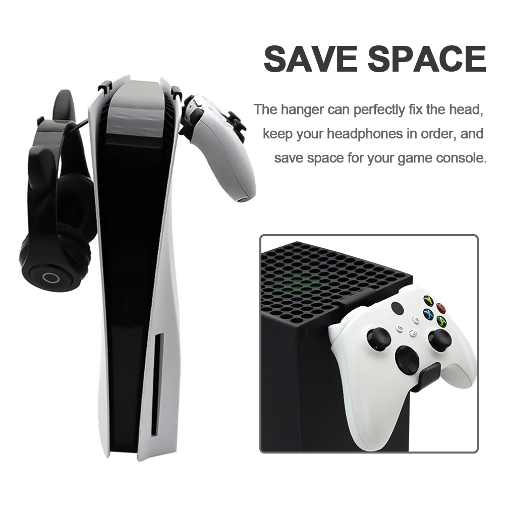 For Xbox Series X Console Headset Controller Storage Rack Hanger Mount Holders