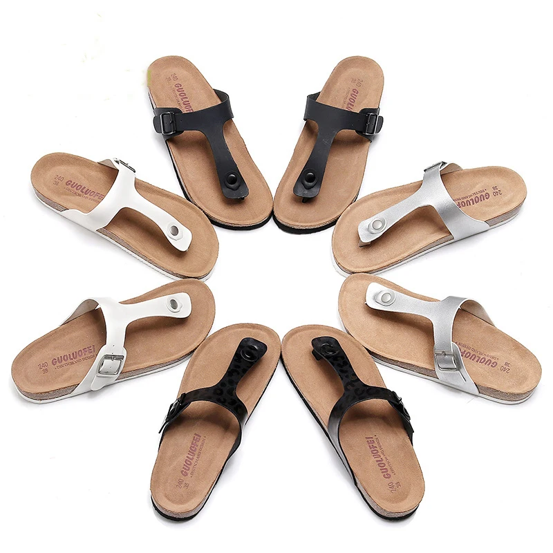 

Пробковые шлепанцы для пар, снаружи, новые пляжные Нескользящие тапочки, 2022