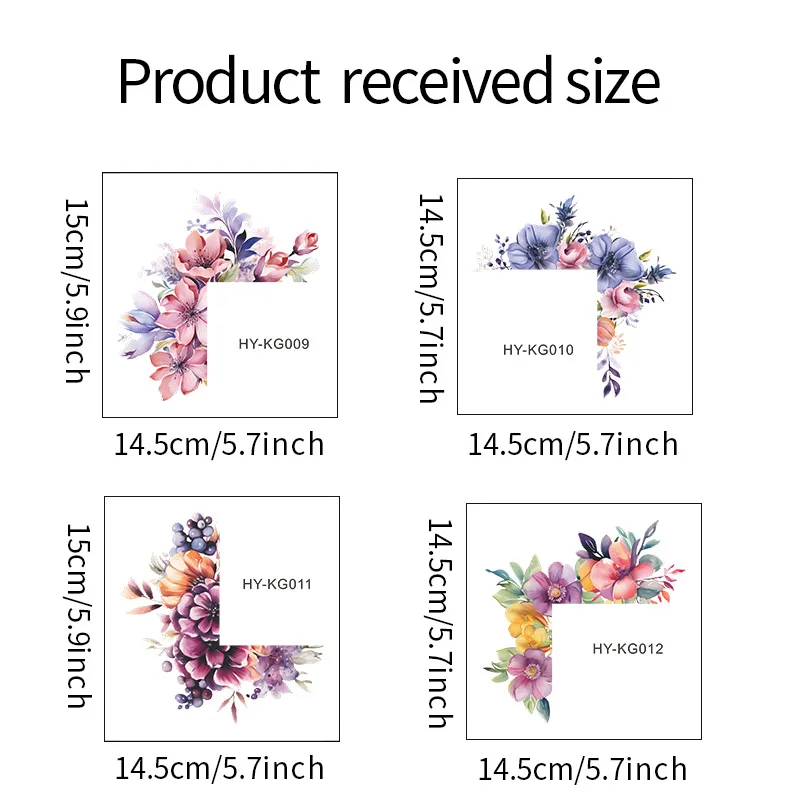 Description Picture 3 of itemFlower Switch Stickers Green Leaves Plants Wall Sticker Tropical Switch Wallpaper Self-Adhesive Wall Decals Home Decor DIY