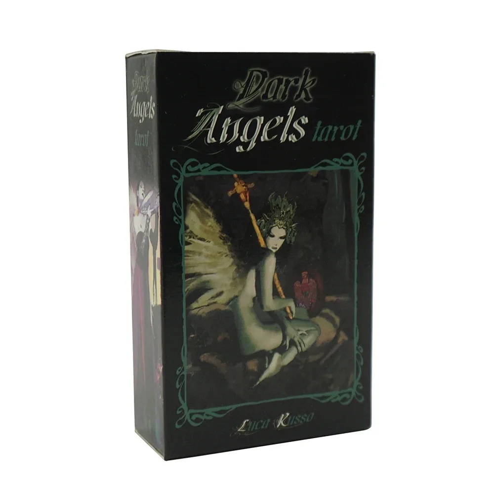 

Dark Tarot Affirmation Cards Board Mysterious Table Game Deck Box Oraculos Runes for Fortunetelling Fate Predictions