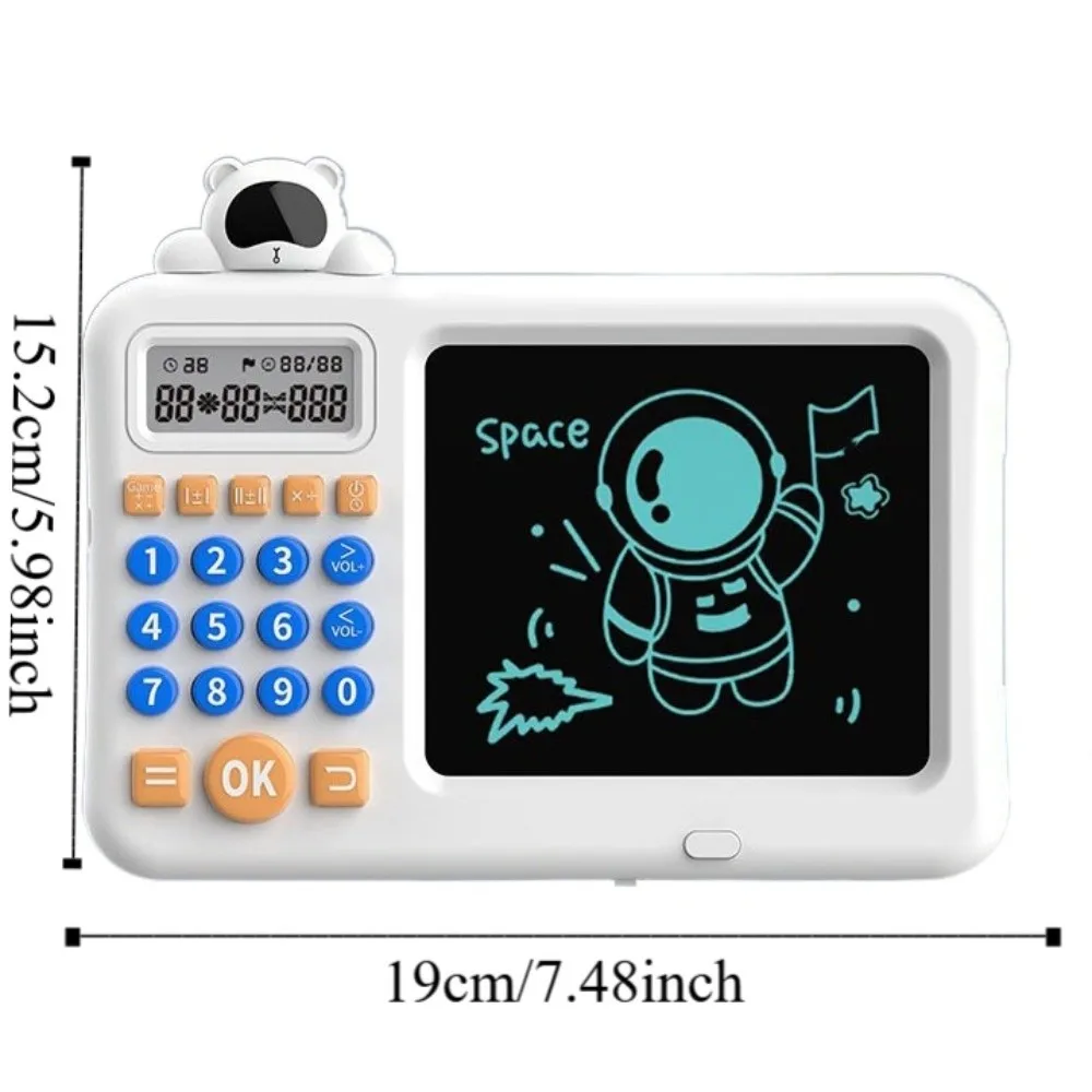 Learning Machine Early Education Oral Calculator LCD Screen Eye Protection Intelligent Oral Computer Multi-Functional Cartoon