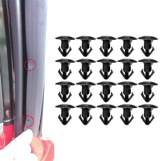 Frankberg 40x Clip De Fixation Pare-chocs Compatible Avec