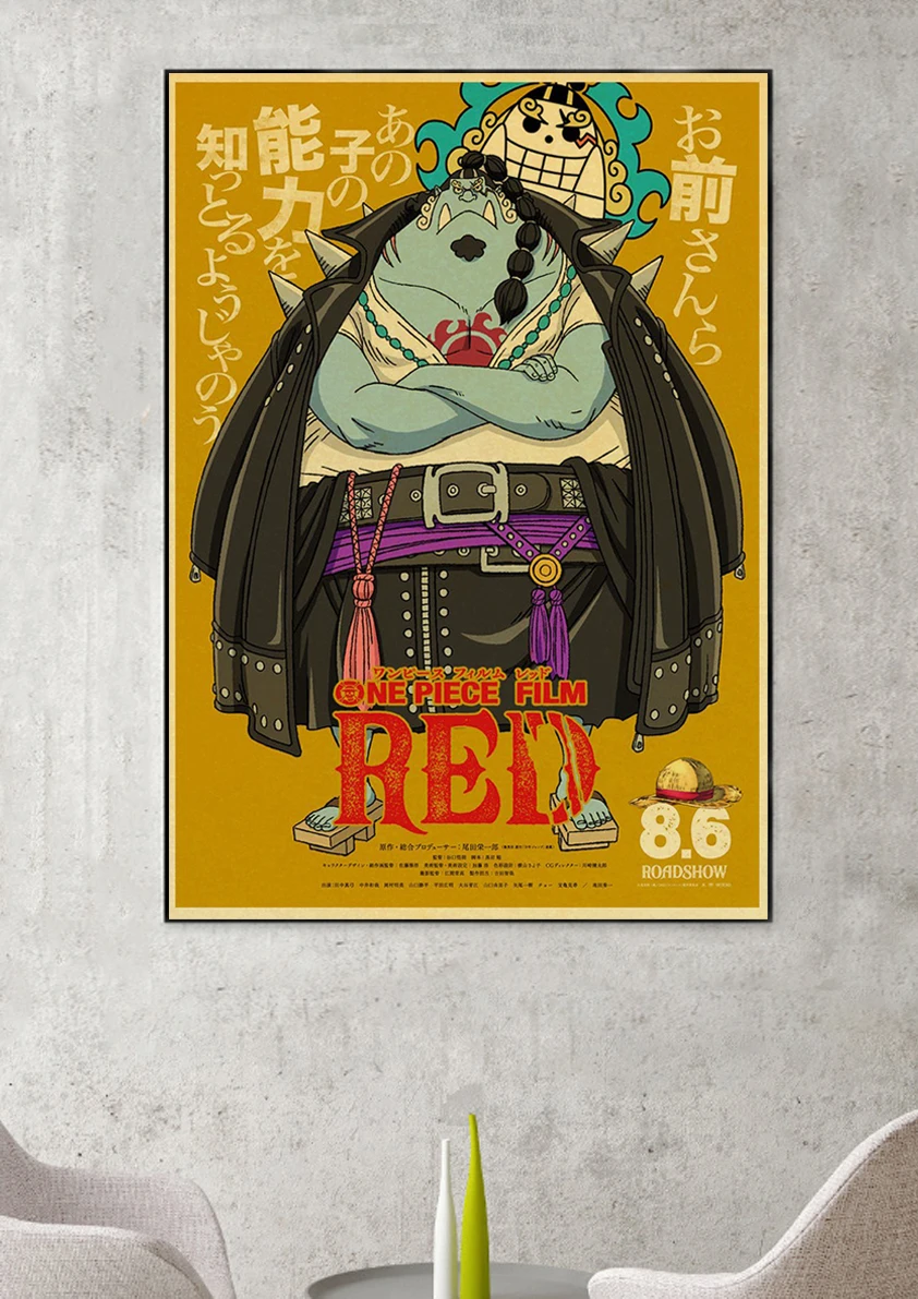 AFFICHE ONE PIECE RED JIMBE figurineonepiece.fr