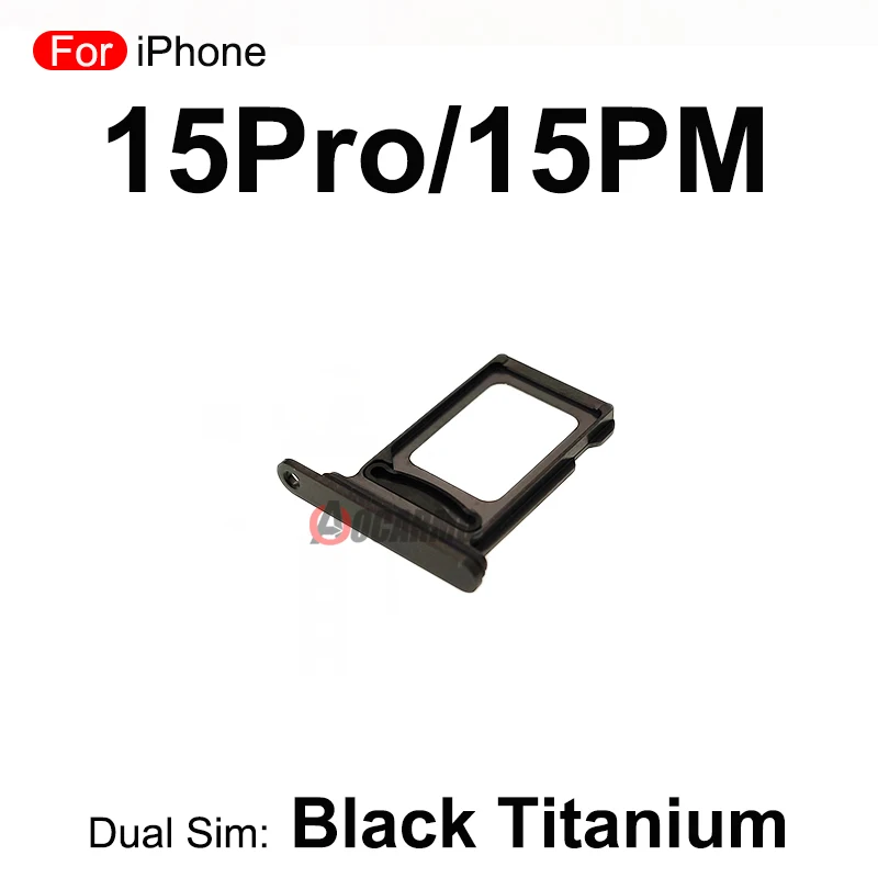 Dla iPhone 15 Pro Max 15Pro Podwójna karta SIM Pojedyncza tacka