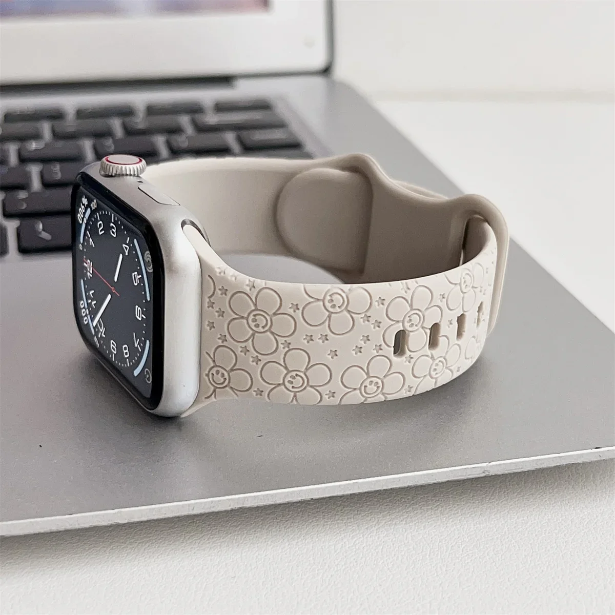 Watch Band For iWatch 42/44/45/49mm 38/40/41mm Silicone Fashion Watch Strap for Watch Series Ultra2 Se 9/8/7/6/5/4/3/2/1_voghion.com
