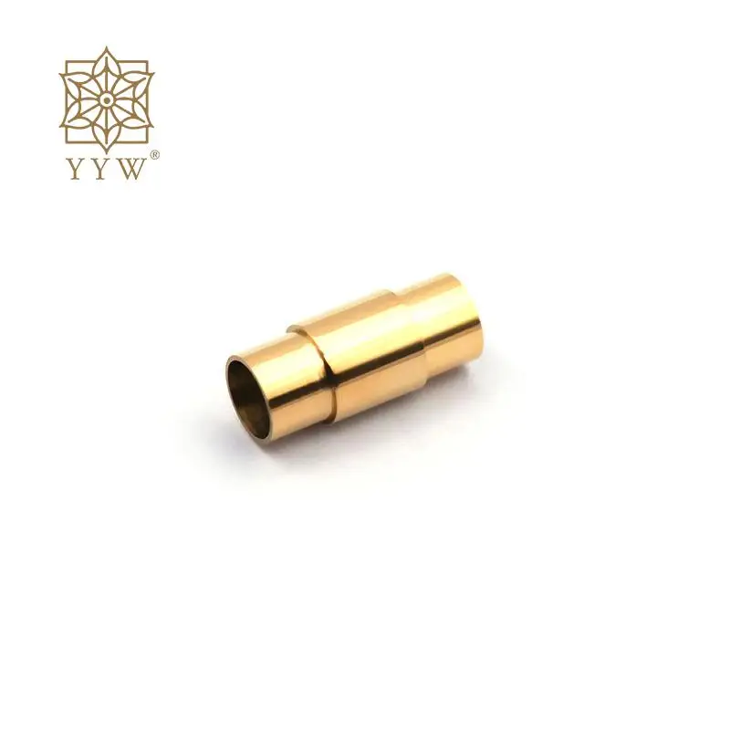 

Высококачественные магнитные клипсы из нержавеющей стали, вакуумное ионное покрытие, тонкая полировка, подходит для браслетов, ожерелий, Родиевые концевые соединители