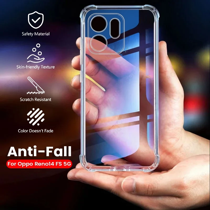 Transparent Anti-Yellowing TPU Case with Camera Protection