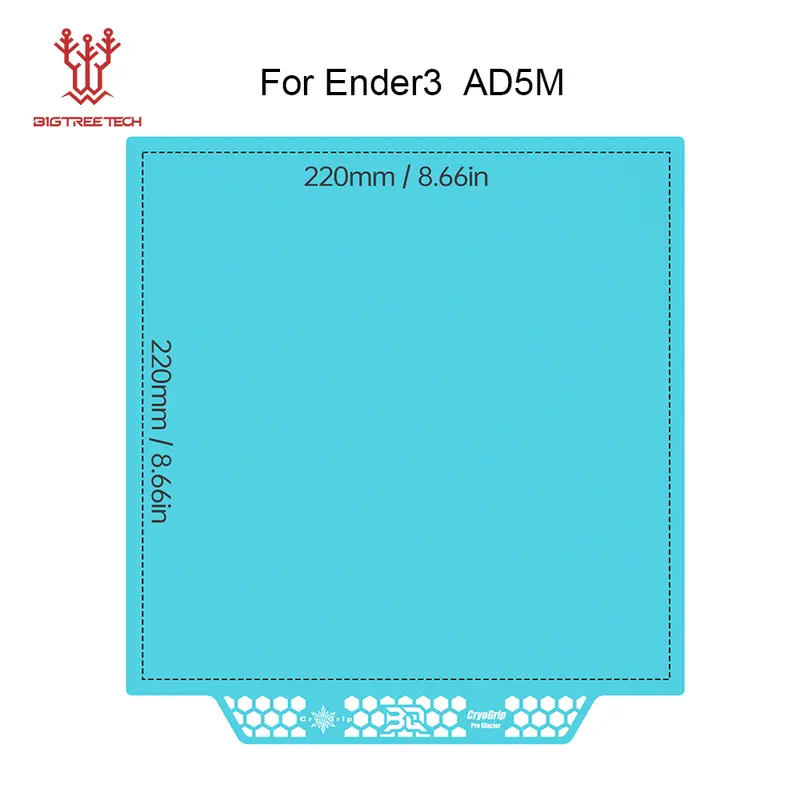 BIQU Panda Build Plate CryoGrip Pro Coating No Clog Spring Steel Double-sided for BambuLab Voron Kobra Adventurer 5M 3D Printer - Image 15