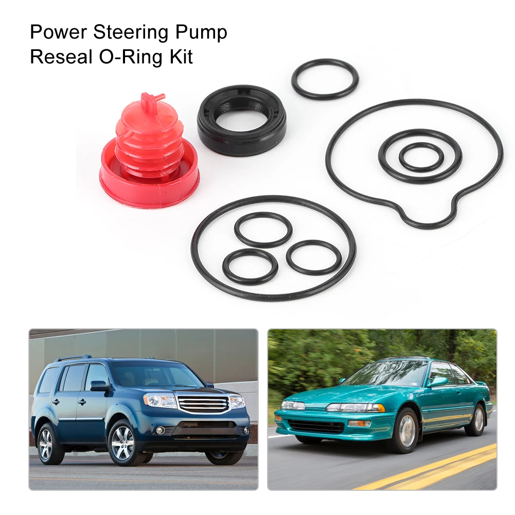 10pcs Set Power Steering Pump Reseal O-Ring Kit 91370SV4000 Fit for Honda Civic Accord Acura 91347-P2A-003 o ring seal