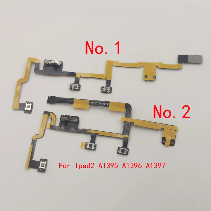 

1Pcs Volume Control Power Switch On Off Button Flex Cable For IPAD 2 3 4 A1395 A1396 IPAD2 IPAD3 IPAD4 A1416 A1430 A1458 A1460