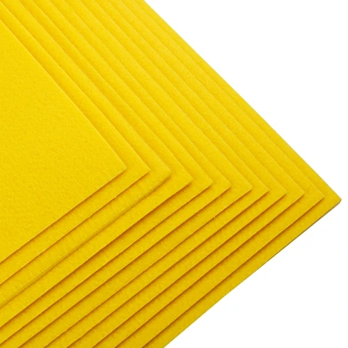 Tela de fieltro de poliéster no tejida de color sólido de 3 mm de espesor para coser, acolchar, paquetes hechos a mano para manualidades de muñecas, material de 30 x 30 cm