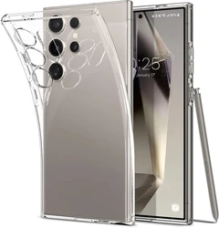 Transparent Silicone Protective Phone Case - Clear Back Cover - Soft Silicone (S20)