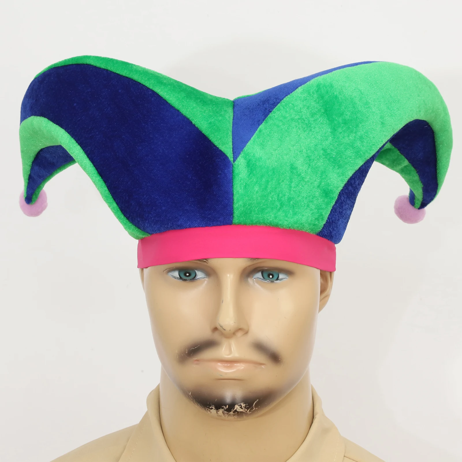 Adults Kids Funny Cute Clown Hat Cap Costume Accessory for Cosplay Stage Performance Themed Party Halloween Carnival Masquerade