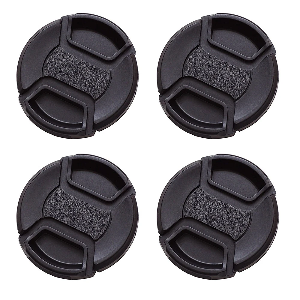 Lens Cap Center-Pinch Extra Strong Springs 43/49/52/55/58/62/67/72/77/82mm Camera Filter Covers 1 Pcs
