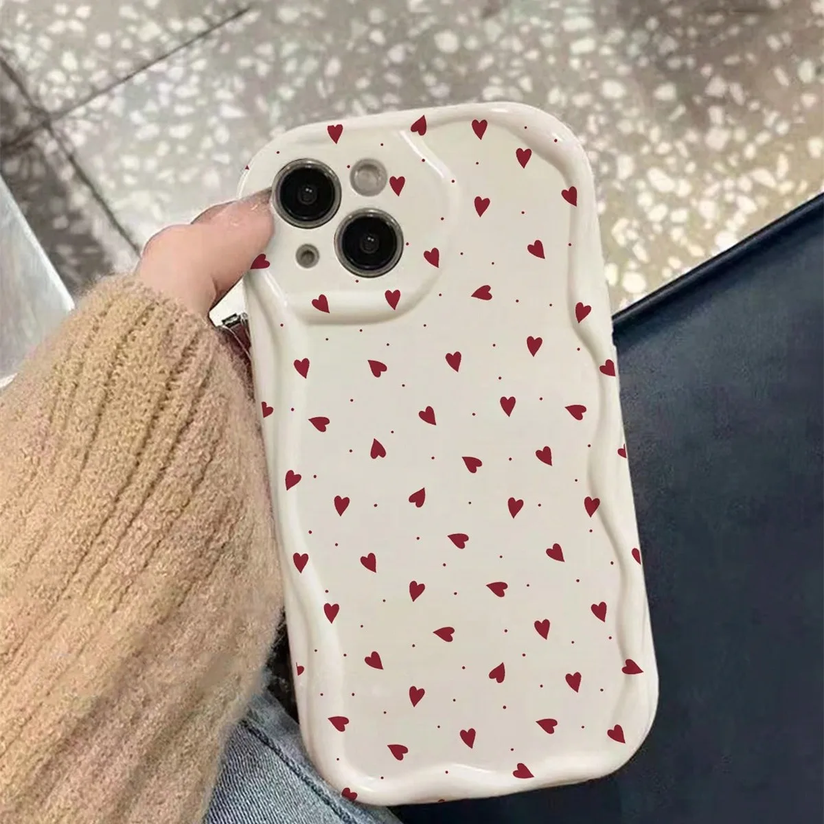 Romantic Love Hearts Phone Case Skin