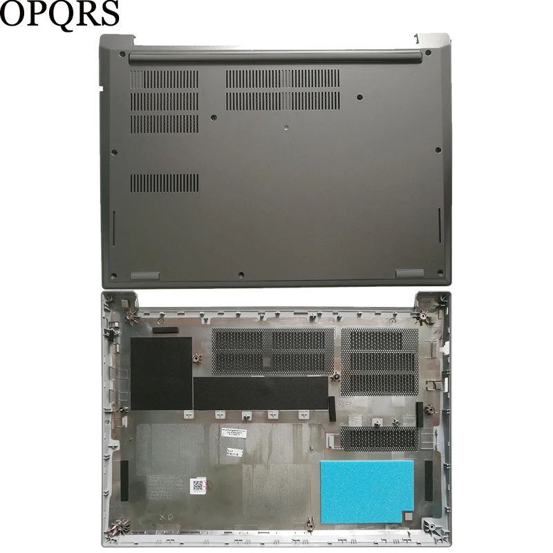 Laptop Palmrest Superior e Inferior Base Case Cover Versão de Plástico para Lenovo Thinkpad E480 E485 E490 E495 - Imagem 2