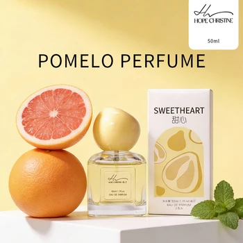Profumo Hope Christine Pomelo Eau De Parfum da Donna 50ML, Fragranza Agrumata Fresca a Lunga Durata per Tutte le Stagioni