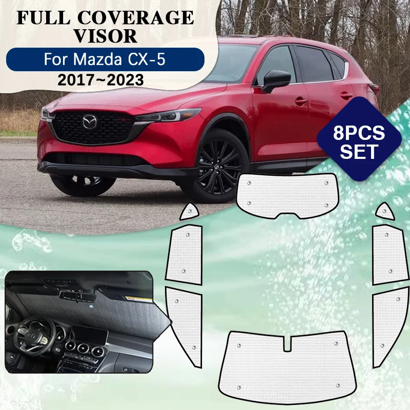 Für Mazda CX-5 2022 Zubehör KF CX5 CX 5 2017 ~ 2023 Volle Deckungen  Sonnenschirme Windschutzscheibe Shaby Visier Auto Zubehör 2018 2019 -  AliExpress