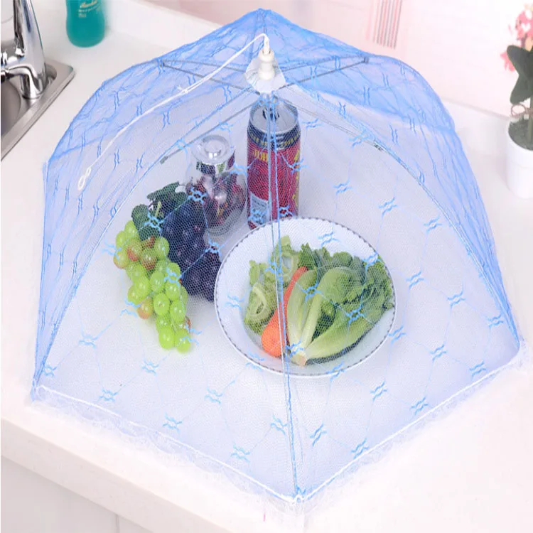 Description Picture 5 of itemLarge foldable food cover gauze table cover dining table anti-fly mosquito food tent (74cm*25cm)
