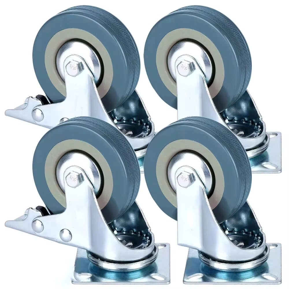 SagaSave 2 Inch Heavy Duty Casters 4-Pack - 10kg Load Ball Bearing Wheels For Furniture & Carts - View #7