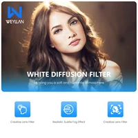 Camera Lens Light Filter White Mist Soft Focus Filter Camera Accessories Dreamy Effect for Portrait Photography 49mm 52mm 67mm - Image 2