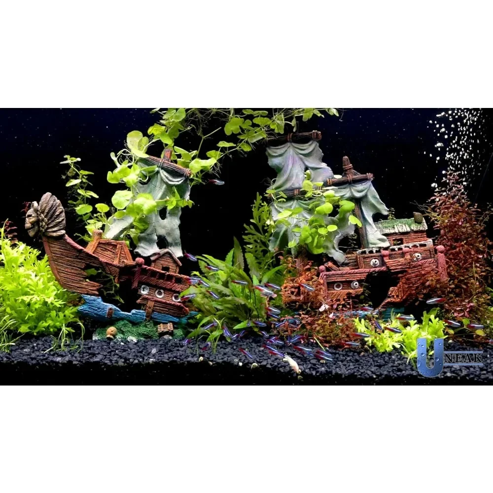 Large Shipwreck Aquarium Decoration - piece 2