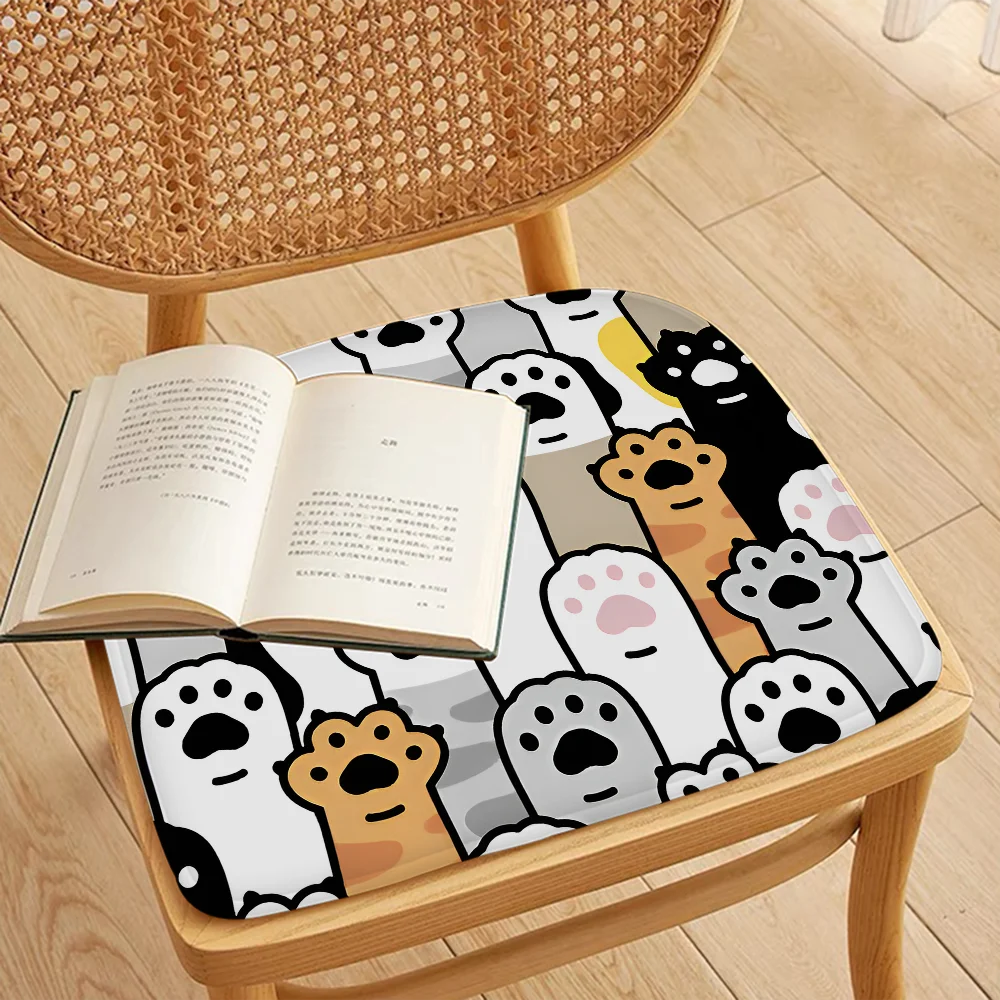 Cartoon Cute Cats Background Cushion Image 9