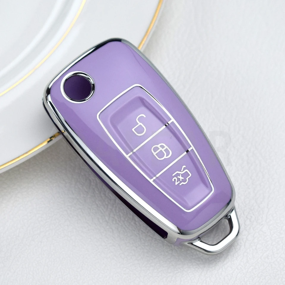 Étui Pour Clé De Voiture En TPU Pour Ford Focus 3 4 Ranger S C Max