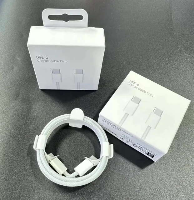 GENUINE APPLE WOVEN BRAIDED 60W USB- C TO USB-C CHARGING CABLE