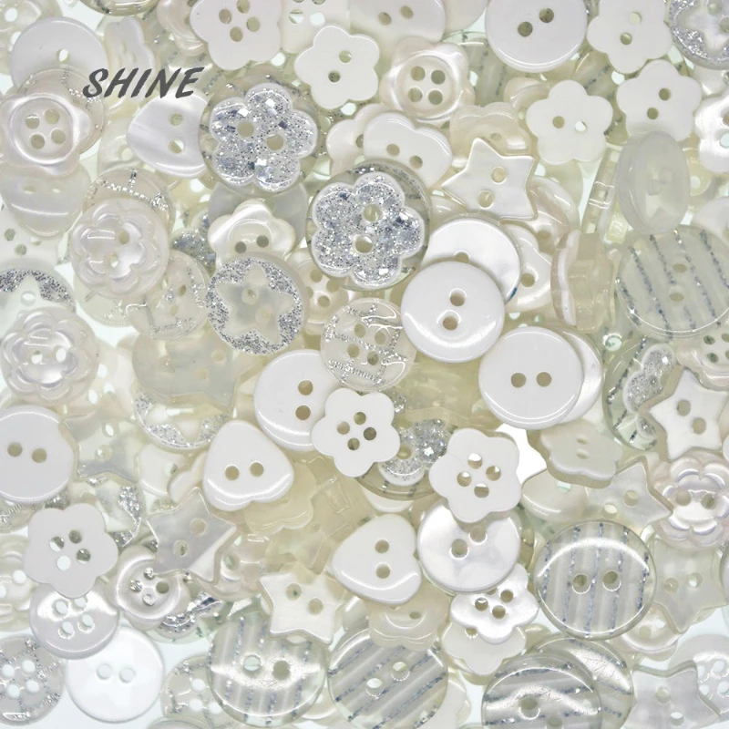

50pcs 15-20Patterns Resin Buttons Mixed Randomly12-15mm KIDS Clothes Accessory W20007 sewing accessories diy buttons for crafts