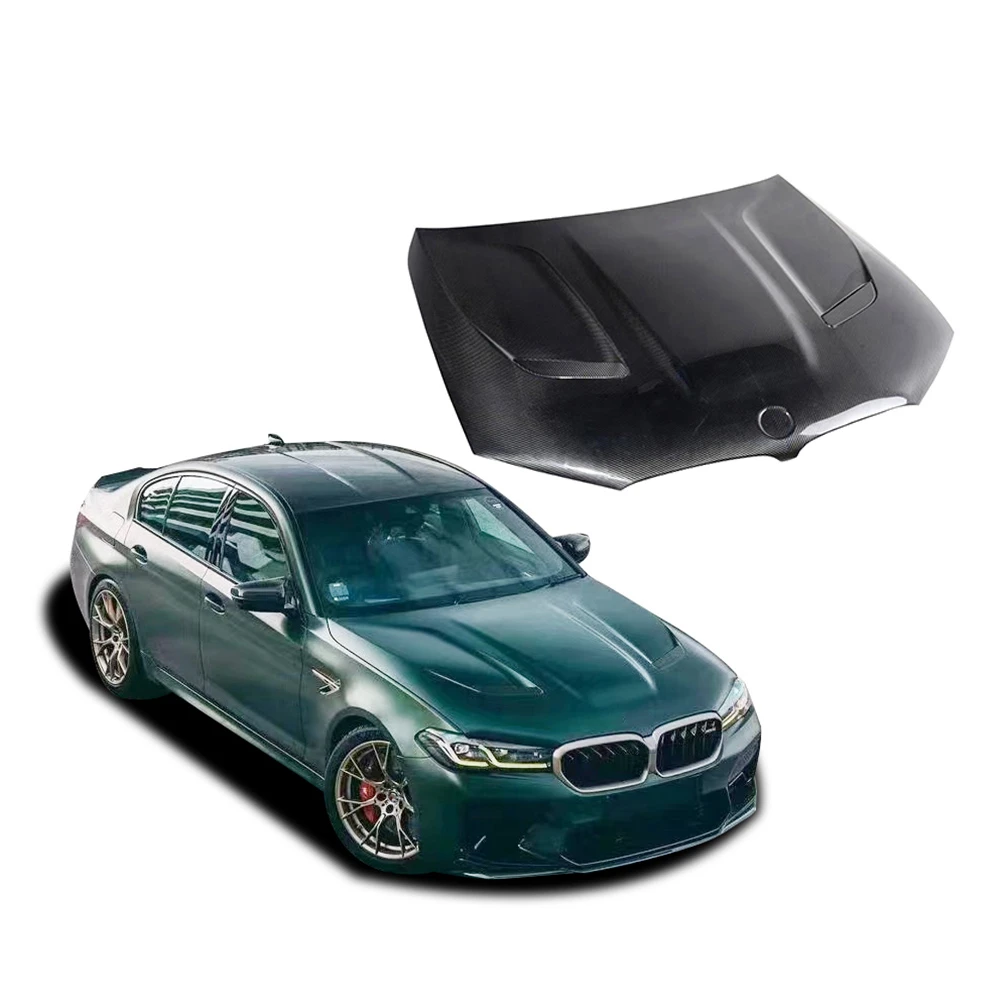 Carbon Fiber Front Engine Hood Vent Cover for BMW5 Series M5 G30 G38