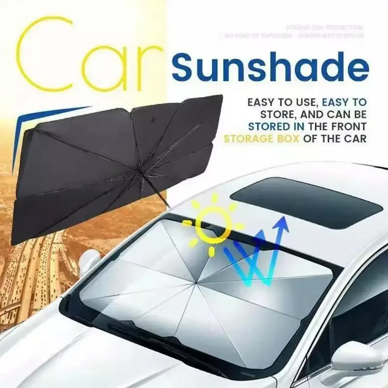 Premium Car Insulated Windshield Sunshade - Universal Fit for Maximum Sun Protection