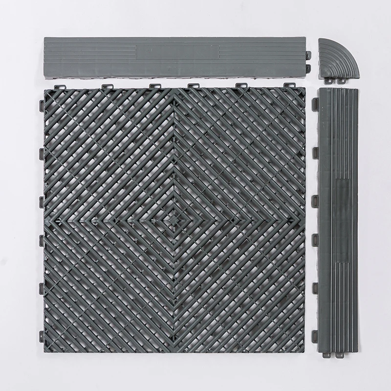 

New Fashion Pp Garage Interlocking Floor Tiles/removable Plastic Interlocking Floor Mats For Car Washing