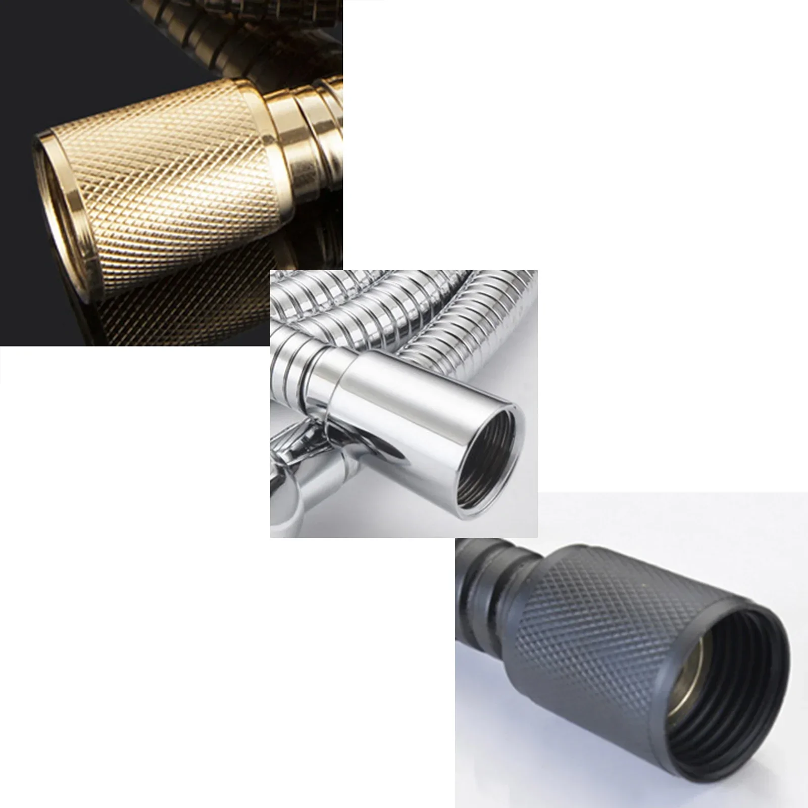 Water Hose Connector Shower Hose Inlet Outlet Adapter Pipe Connector nut Universal Copper Quick Joints for Bathroom Accessories water pipe connector