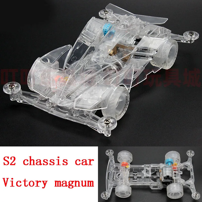 XING DA 1/32 Mini 4WD Car Model Transparent Brocken Gigant