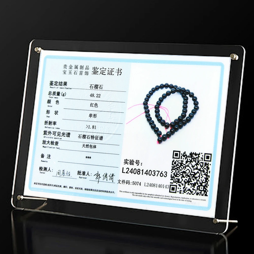 100% Natural Star Light Garnet Loose Beads For Jewelry Making Bracelet Necklace Accessories 15'' 5 6 7 8mm 2