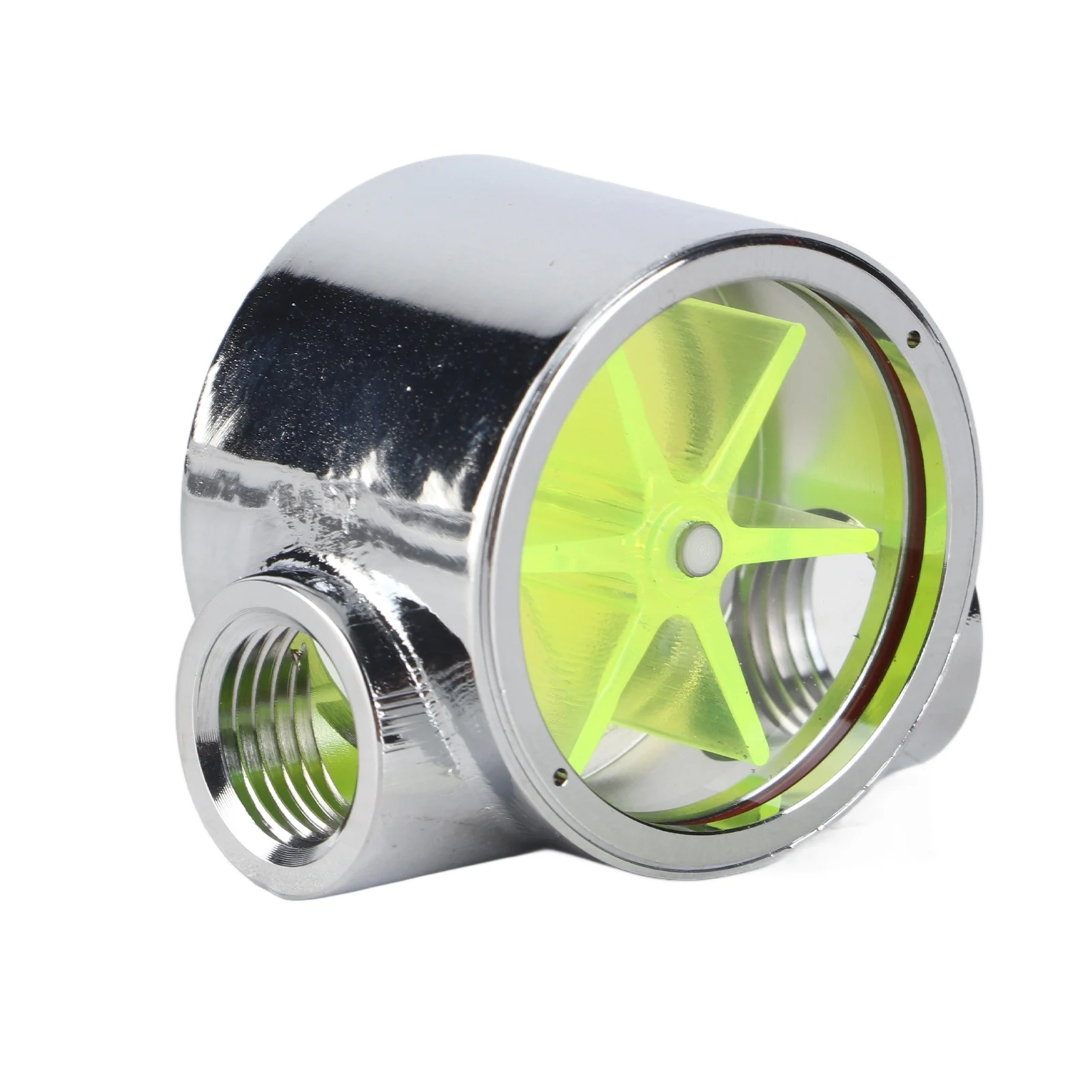 Computer Cooling Indicator Tungsten Alloy G1/4" Standard Female to Female Thread Computer Water Cooling Indicator
