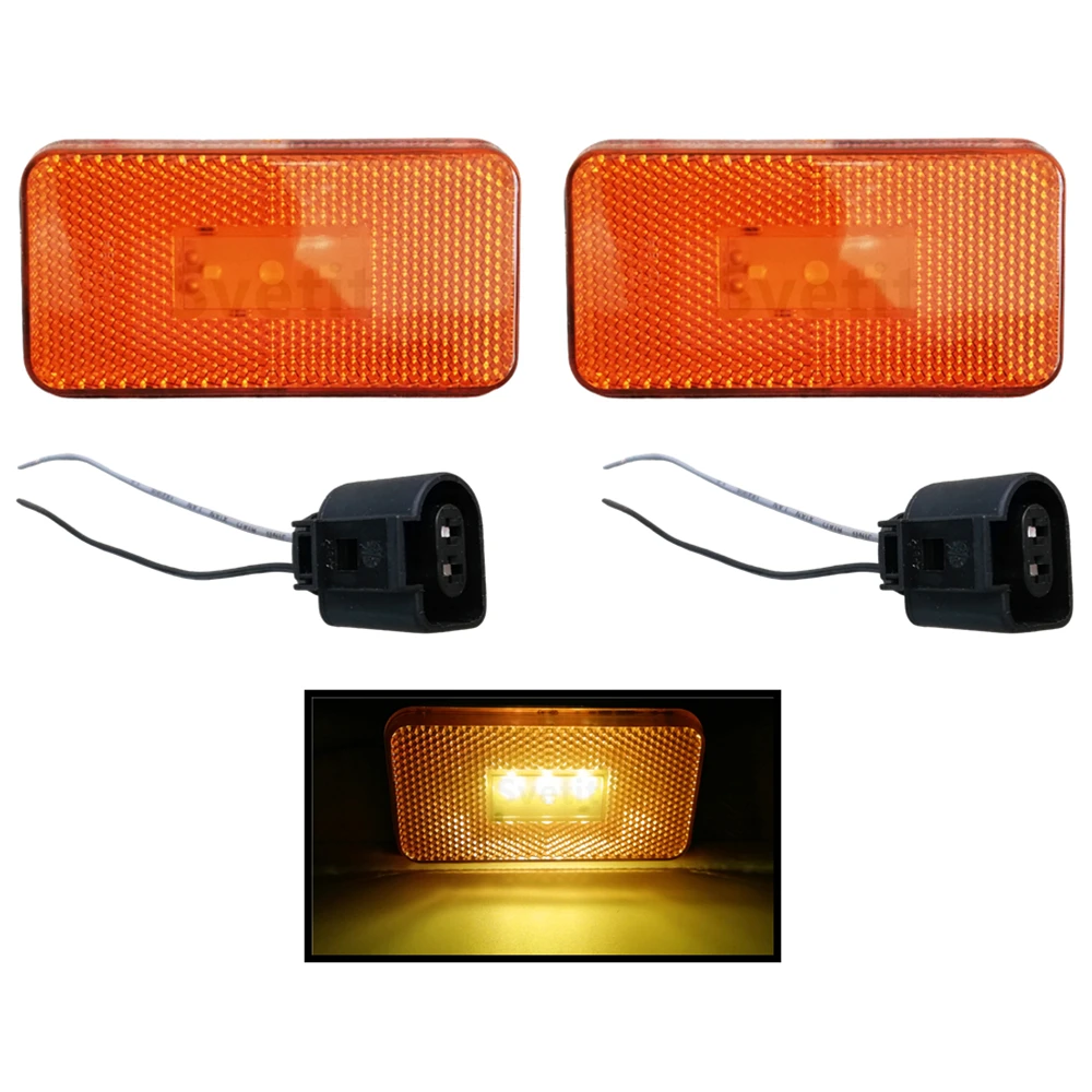 2Pcs 24V LED For Scania Truck Lights Accessories Parts With 2Pin