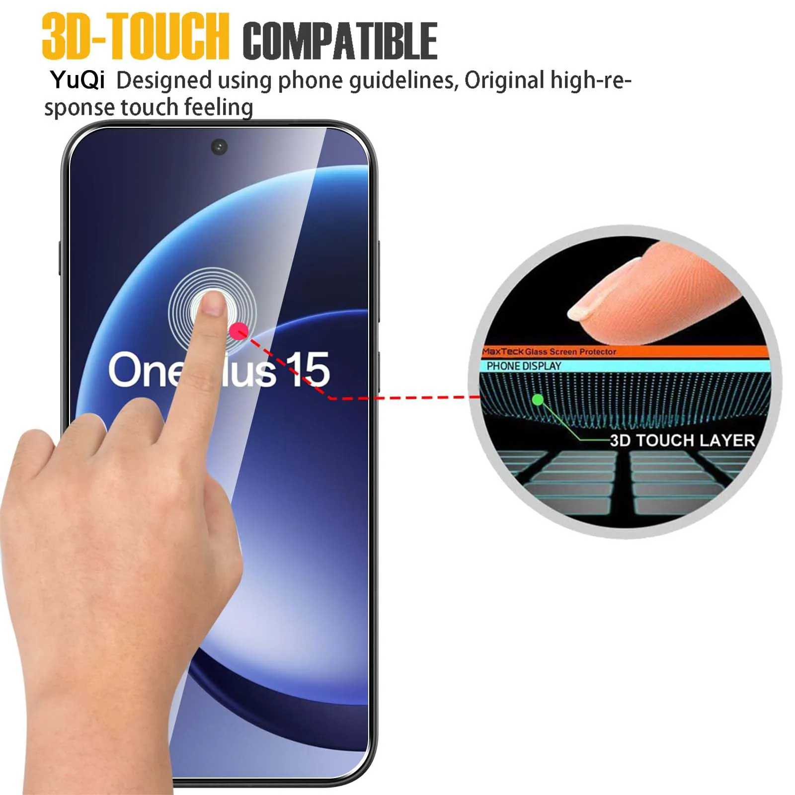 Premium Tempered Glass Screen Protector - 6.78 Inch HD Clear, 9H Hardness, Anti-Scratch, Case-Friendly Design