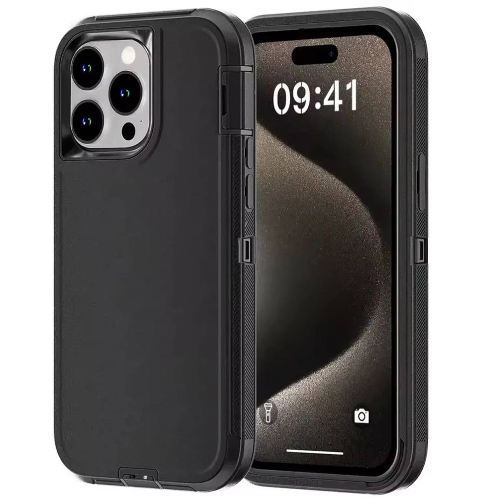 Triple Protection Heavy Duty Shockproof Phone Case - Original Hybrid Armor Cover