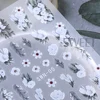 5D Embossed White Flower Nail Stickers Elegant Lace Rose Floral Petals Leaves DIY Self-Adhesive Decal Slider Manicure Decoration 4