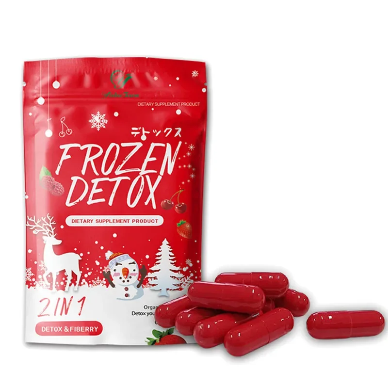 

1 Bottle Of 60 Frozen Detoxification Pills, Shake Off Double Chin, Shake Off Thick Arm, Bucket, Waist, And Weight Loss Capsules